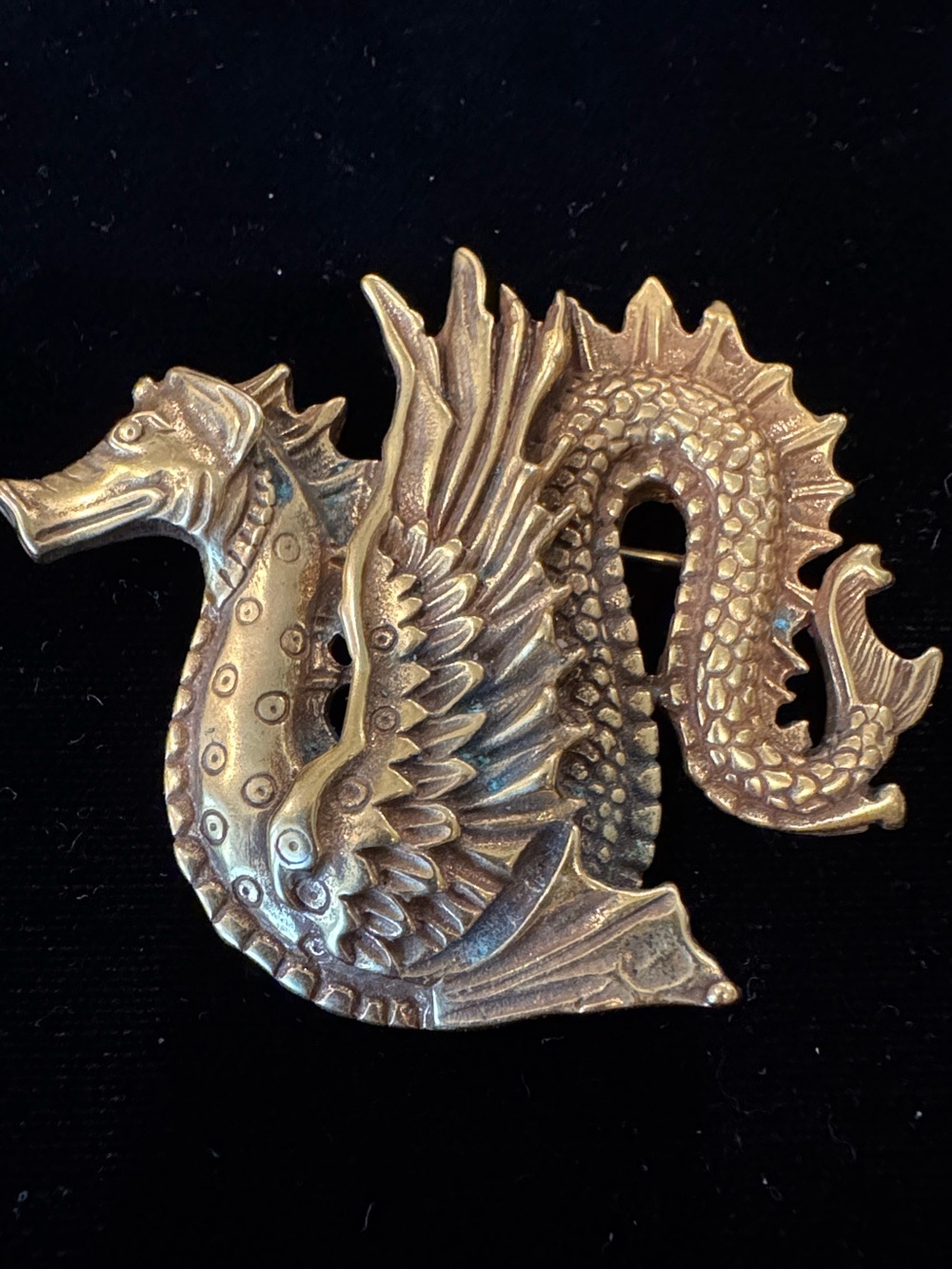 Vintage MMA Sea Serpent Pendant/Brooch